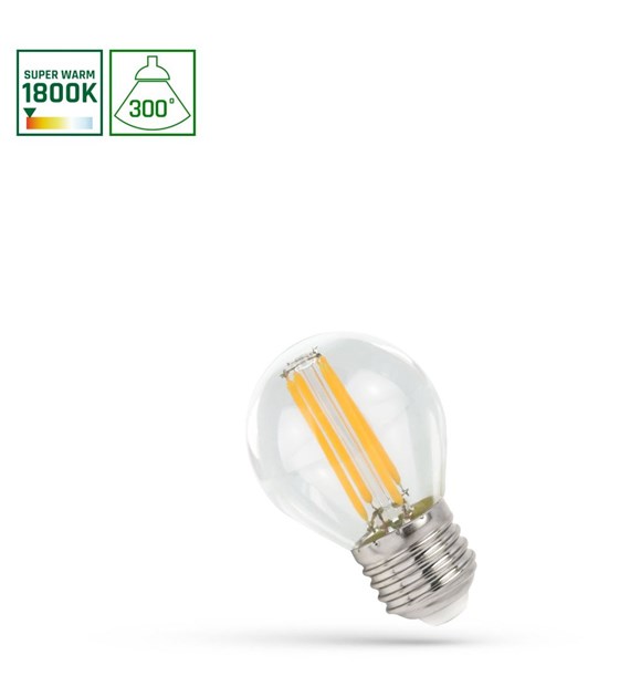 Żarówka LED COG Kulka 4W E27 1800K WOJ+14652