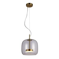 Lampa wisząca LED CASTE PND-17760A-BRSS-CL Italux