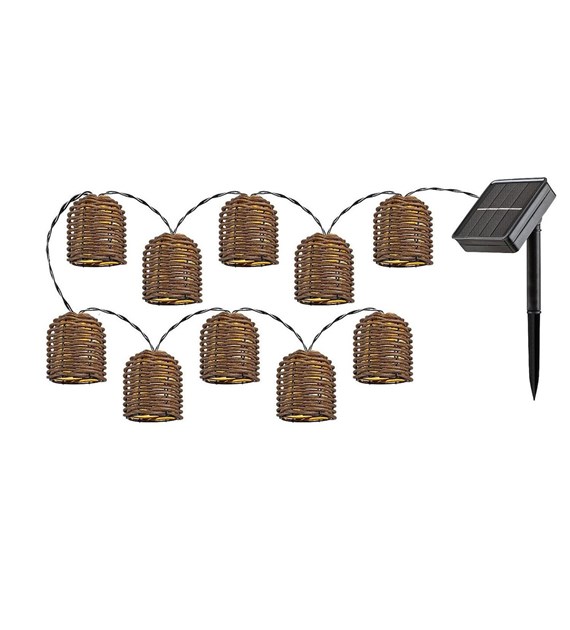 Lampki dekoracyjne solarne LED RUPIT 77047 Rabalux